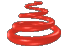 Red Spinning Coil